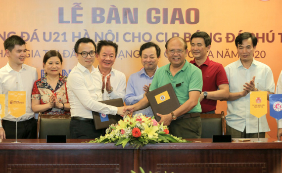 CLB Hà Nội chuyển giao đội U21 cho CLB Phú Thọ