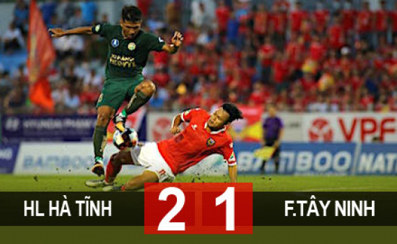 HL Hà Tĩnh 2 – 1 F.Tây Ninh: Tân binh V.League thắng nhọc nhằn