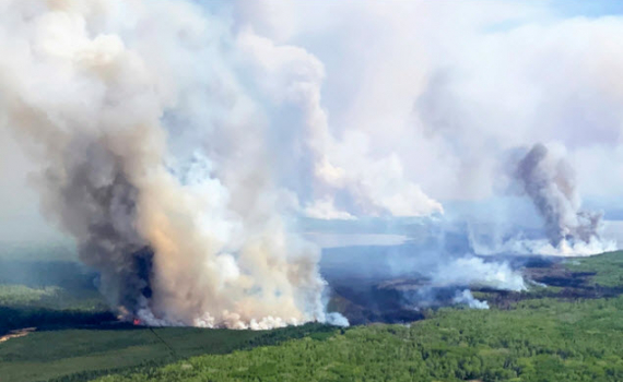 Cháy rừng lan rộng tại Canada khi kỷ lục nhiệt độ bị phá vỡ bởi sóng nhiệt