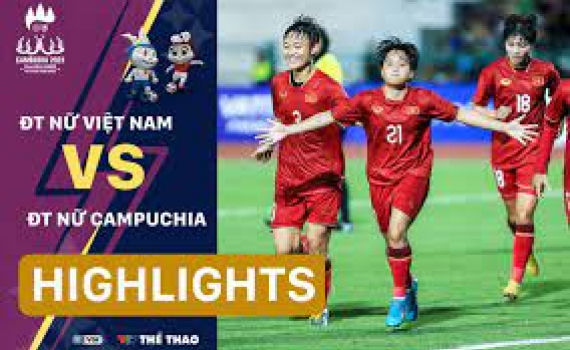 ĐT nữ Việt Nam 4-0 ĐT Campuchia