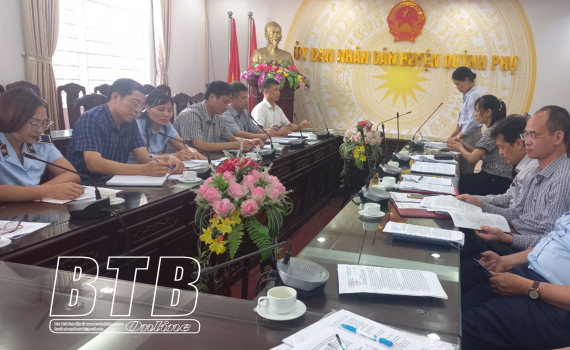 Kiểm tra công tác quản lý nhà nước về an toàn thực phẩm tại huyện Quỳnh Phụ