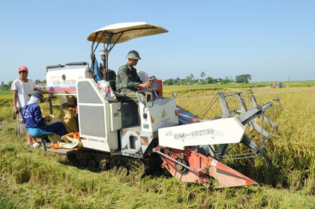 Ðiều chỉnh cơ chế, chính sách hỗ trợ kinh phí mua máy phục vụ sản xuất nông nghiệp năm 2014