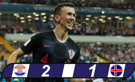 Croatia 2-1 Iceland: Khép lại vòng bảng hoàn hảo