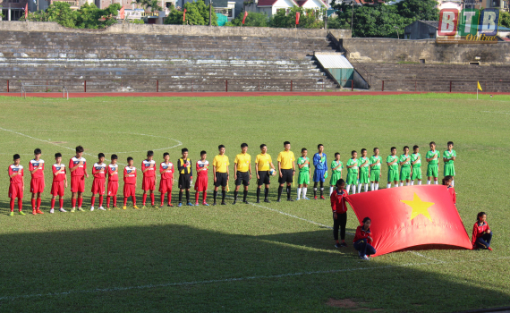 Đội bóng đá thiếu niên BambooAirways Thái Bình thắng trận thứ hai liên tiếp