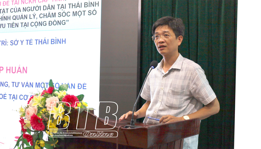 Tập huấn kỹ năng truyền thông, tư vấn sức khỏe tại cơ sở