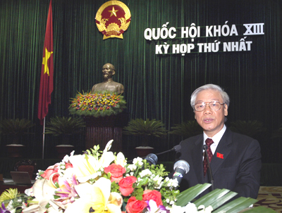 Khai mạc Kỳ họp thứ nhất Quốc hội khóa XIII