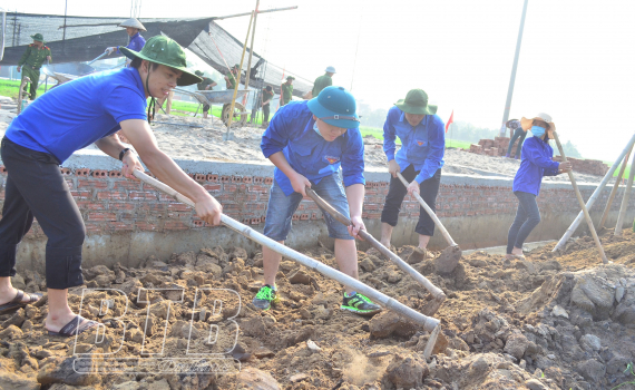 Đông Hưng: Phát huy sức trẻ tham gia xây dựng nông thôn mới