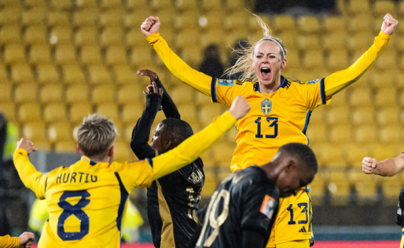 Thụy Điển thắng nhọc Nam Phi ở World Cup 2023