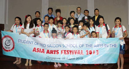 Việt Nam giành 11 huy chương tại Asia Arts Festival