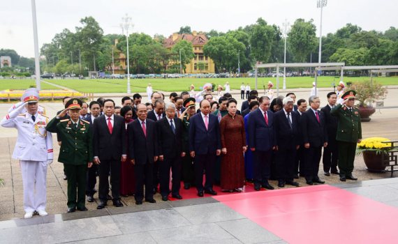 Lãnh đạo Đảng, Nhà nước vào Lăng viếng Chủ tịch Hồ Chí Minh