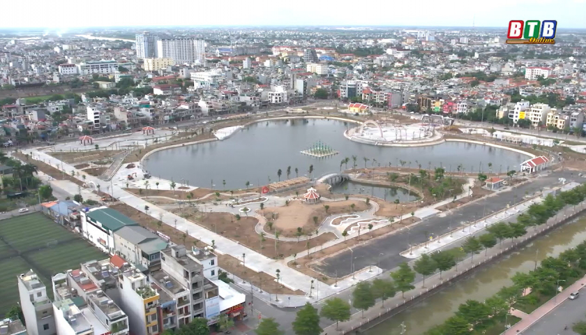 Công viên Kỳ Bá: Điểm nhấn kiến trúc cho thành phố Thái Bình