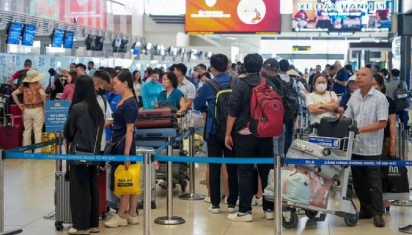 Hơn 410.000 khách dự kiến qua sân bay Nội Bài 4 ngày nghỉ lễ 2/9