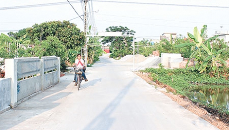 Đông Minh quyết tâm hoàn thành 19 tiêu chí nông thôn mới