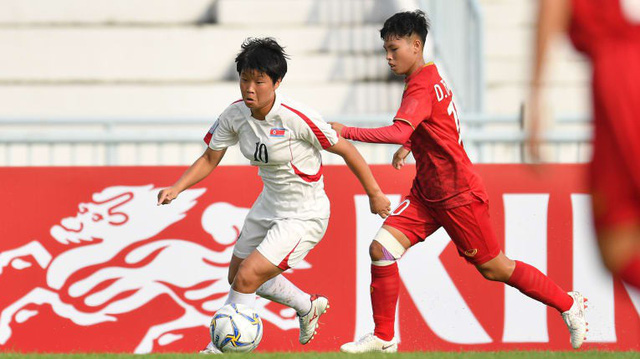 U16 nữ Việt Nam nhận thất bại nặng nề trước U16 nữ CHDCND Triều Tiên - Ảnh 2.
