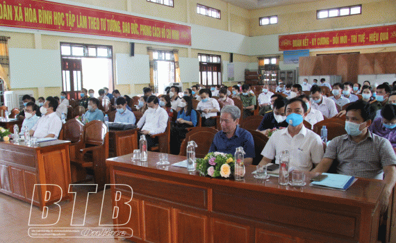 Thẩm định xã đạt chuẩn nông thôn mới nâng cao tại huyện Hưng Hà