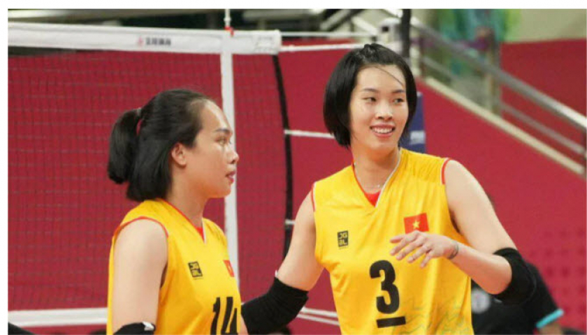 ASIAD 19: Đội tuyển bóng chuyền nữ Việt Nam thắng dễ Nepal