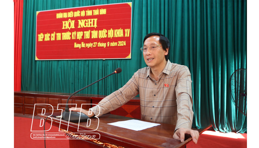 Đoàn đại biểu Quốc hội tỉnh tiếp xúc cử tri tại huyện Hưng Hà, Quỳnh Phụ trước kỳ họp thứ tám, Quốc hội khóa XV