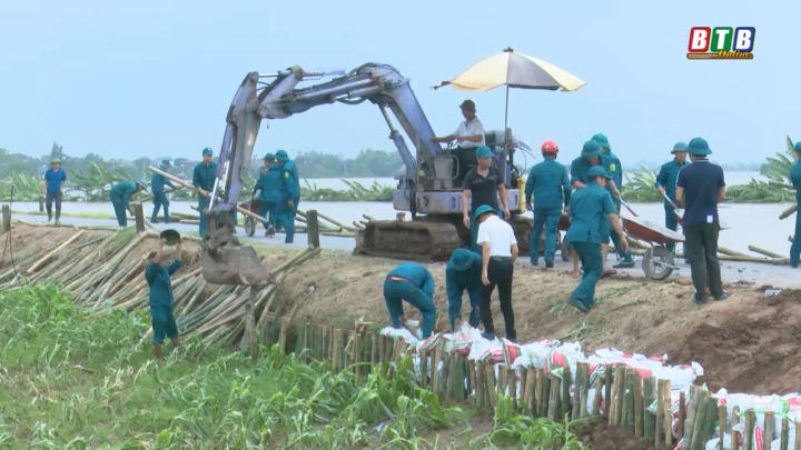 Quỳnh Lâm: Căng mình chống lũ